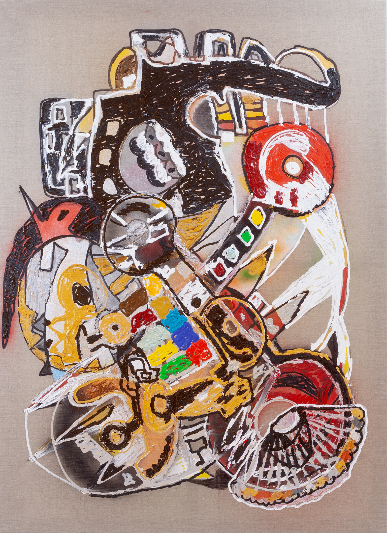 Untitled, acrylic on canvas, 150 × 120 cm