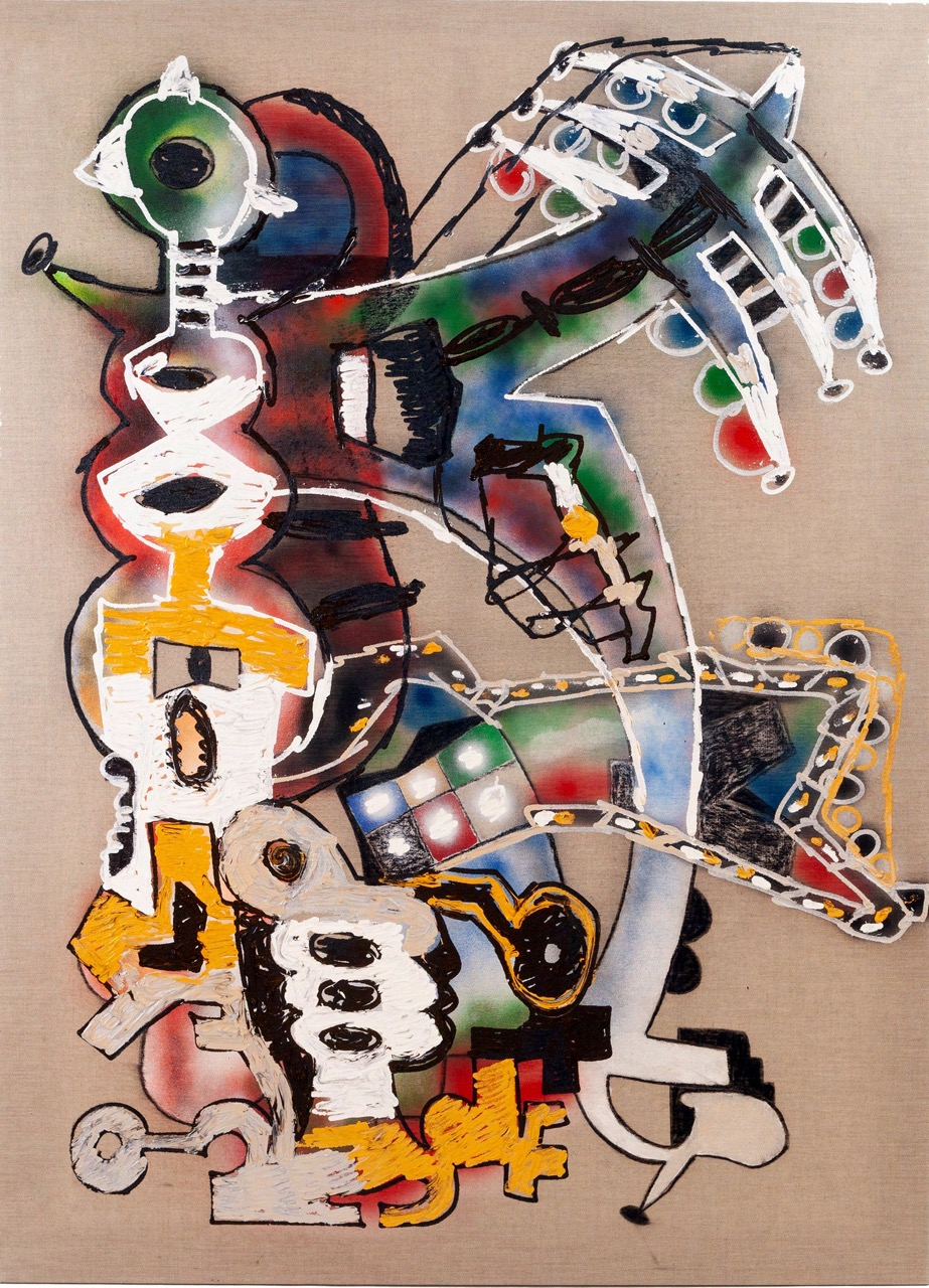 Untitled, acrylic on canvas, 150 × 120 cm